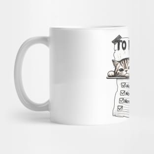 Lazy Cat Day Mug